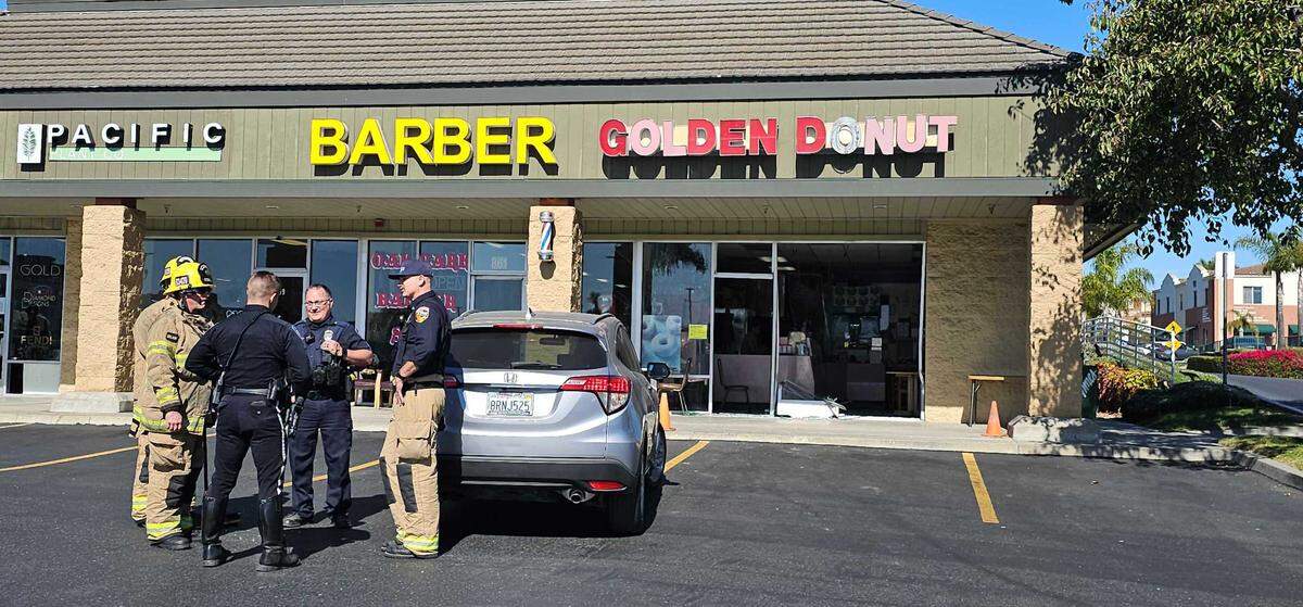 An elderly driver crashed her vehicle into the Golden Donut in Pismo Beach on Oct. 25, 2024.
