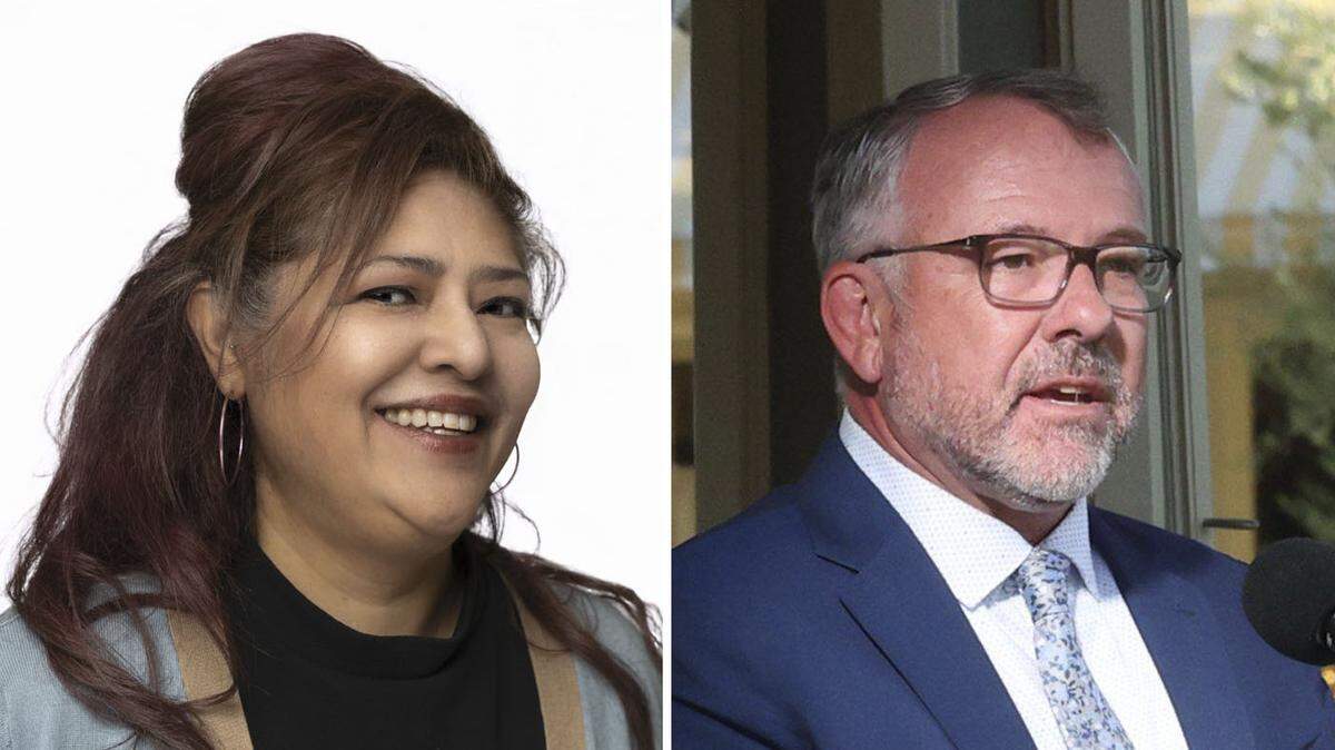 Failed Paso Robles City Council candidate Linda George has filed a claim calling for the firing of city manager Ty Lewis.