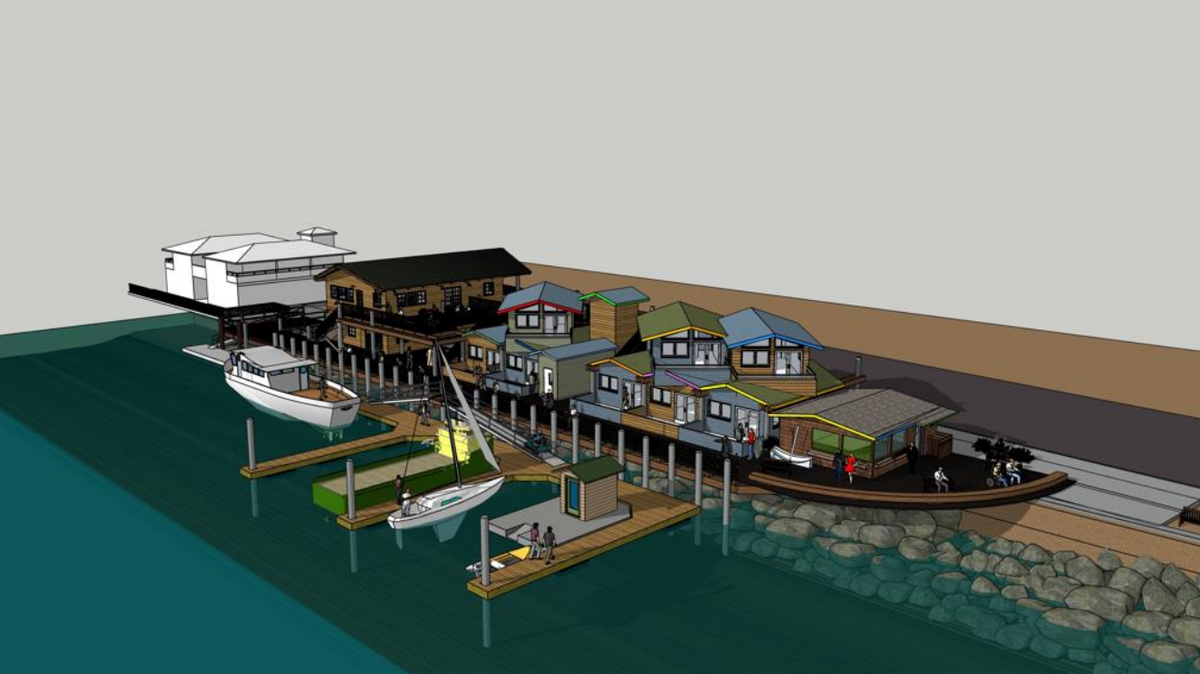 The Morro Bay City Council approved the design for a new hotel and retail space on the Embarcadero on Jan. 28, 2025.