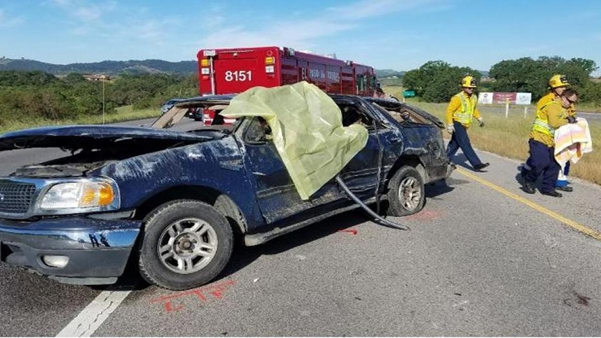 Two people are dead and three more are injured after a Ford Expedition and a Honda compact car crashed on Highway 46 near Buena Vista Drive in Paso Robles on Sunday.