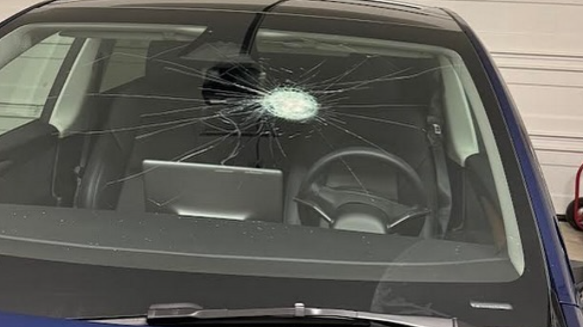 The San Luis Obispo Police Department is searching for a group of juveniles who allegedly broke a car window on Dec. 20, 2024.