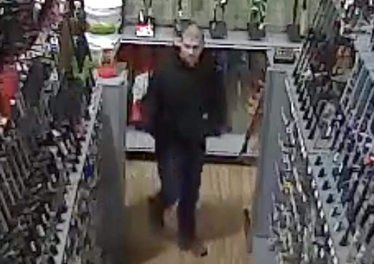 The San Luis Obispo Police Department is asking the public for help in identifying two people suspected of stealing more than $1,400 worth of fishing reels from Dick’s Sporting Goods on April 25, 2023.