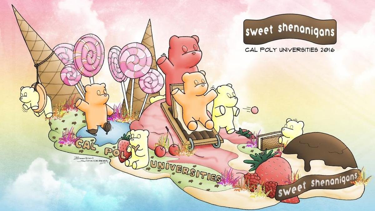 “Sweet Shenanigans” Rose Parade Float 2016