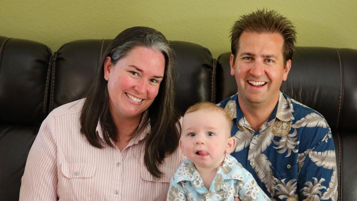 Alicia and Michael Witman and their 9-month-old son, Elliott, recently moved into a Paso Robles home they bought with financial help from family members.