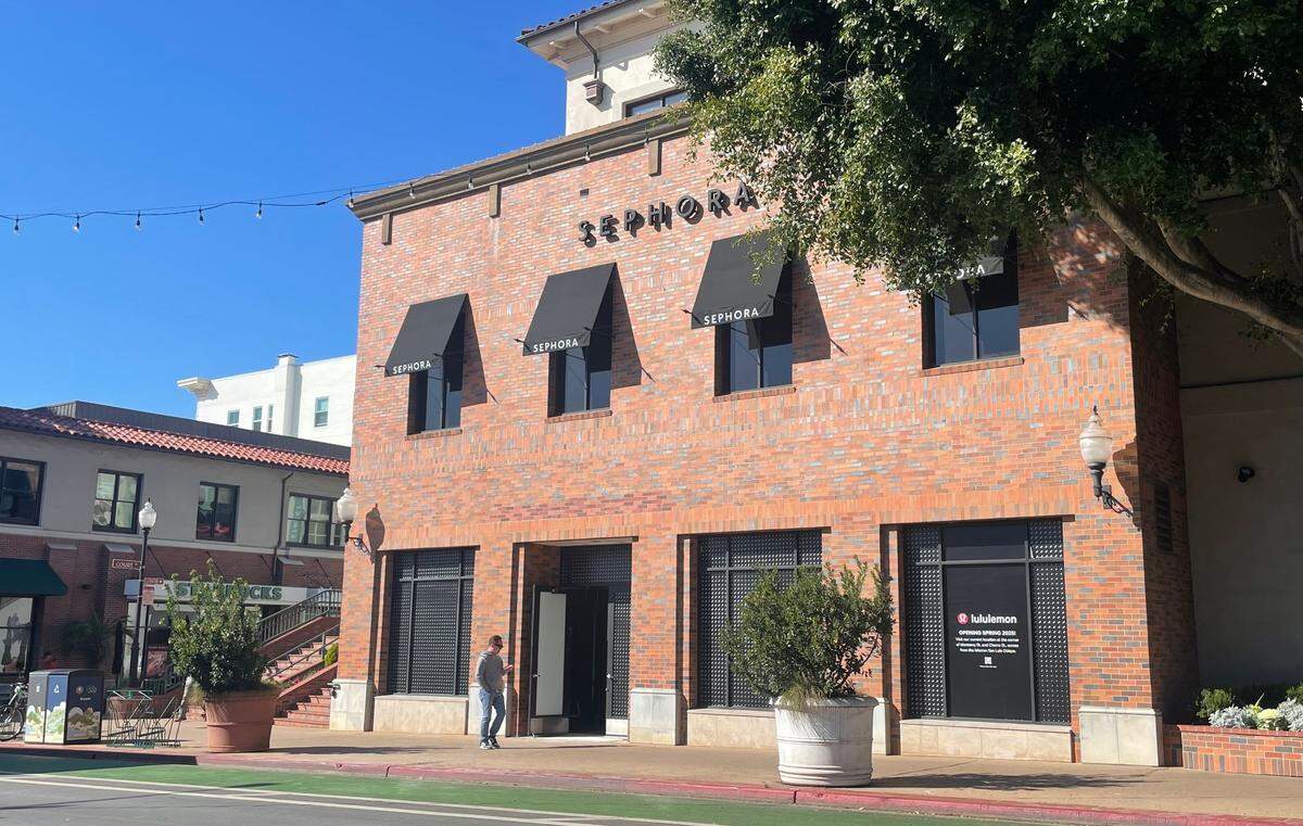 Lululemon is moving from its location on Monterey and Chorro streets to the former Abercrombie and Fitch space on Higuera Street.