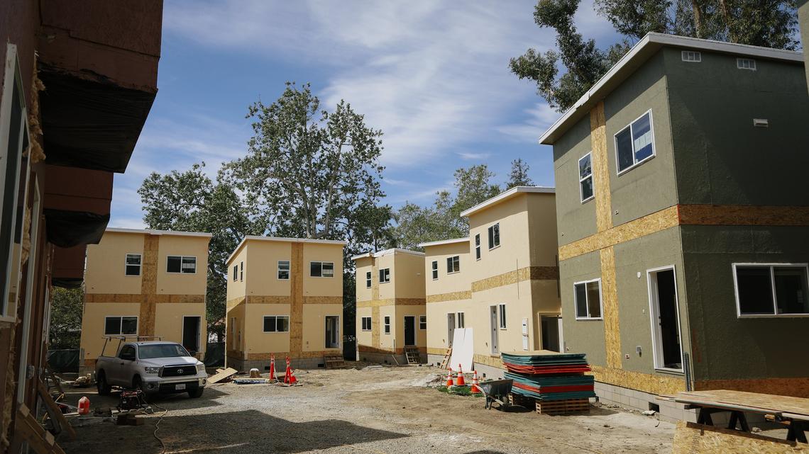 Installation of 30 new manufactured homes at a revamped 1.44-acre mobile home park in downtown San Luis Obispo in 2018.