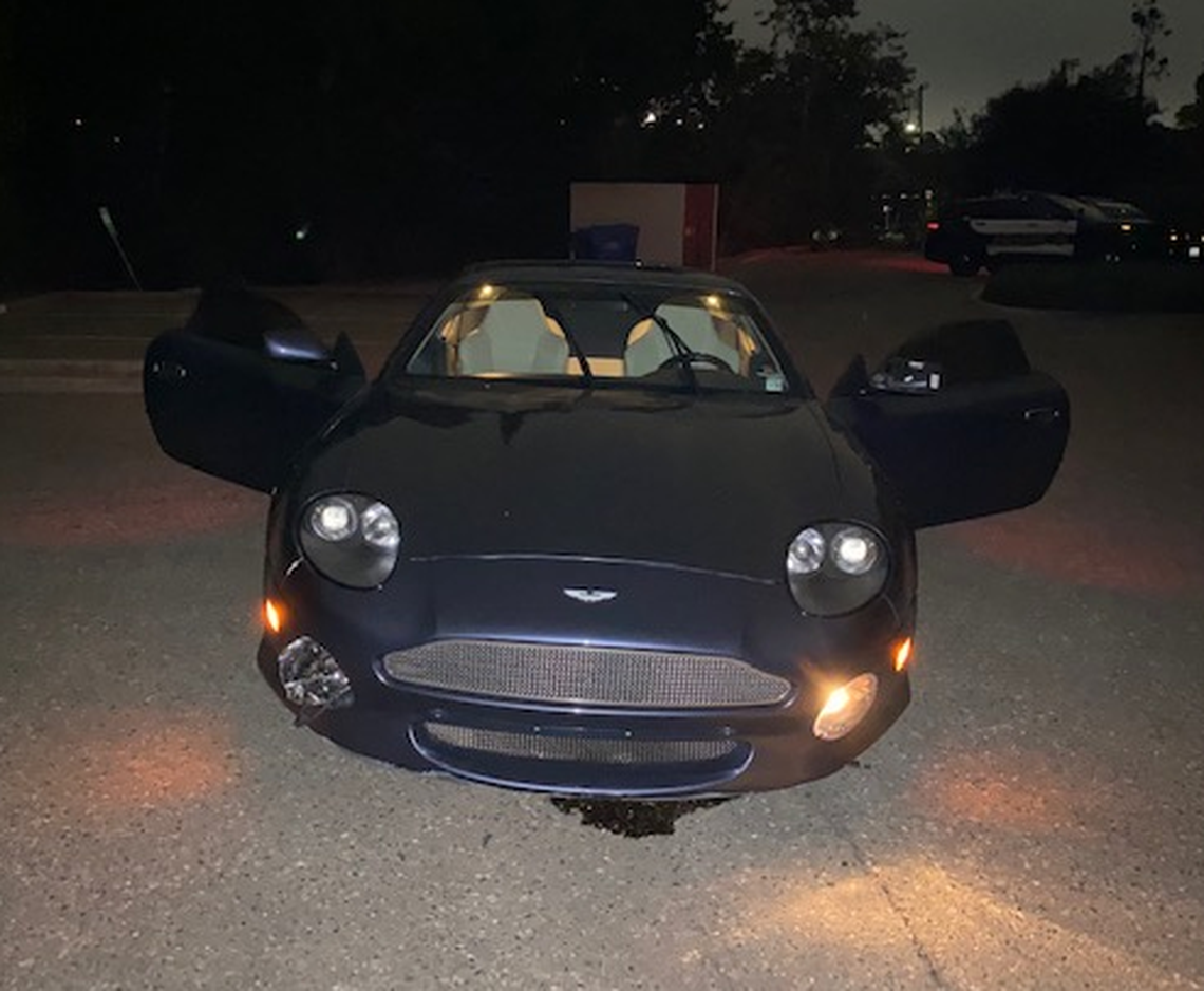 A vehicle reported stolen from a San Luis Obispo car dealership was involved in a solo-vehicle crash on Oct. 10, 2022 just blocks away from the site of the alleged theft.