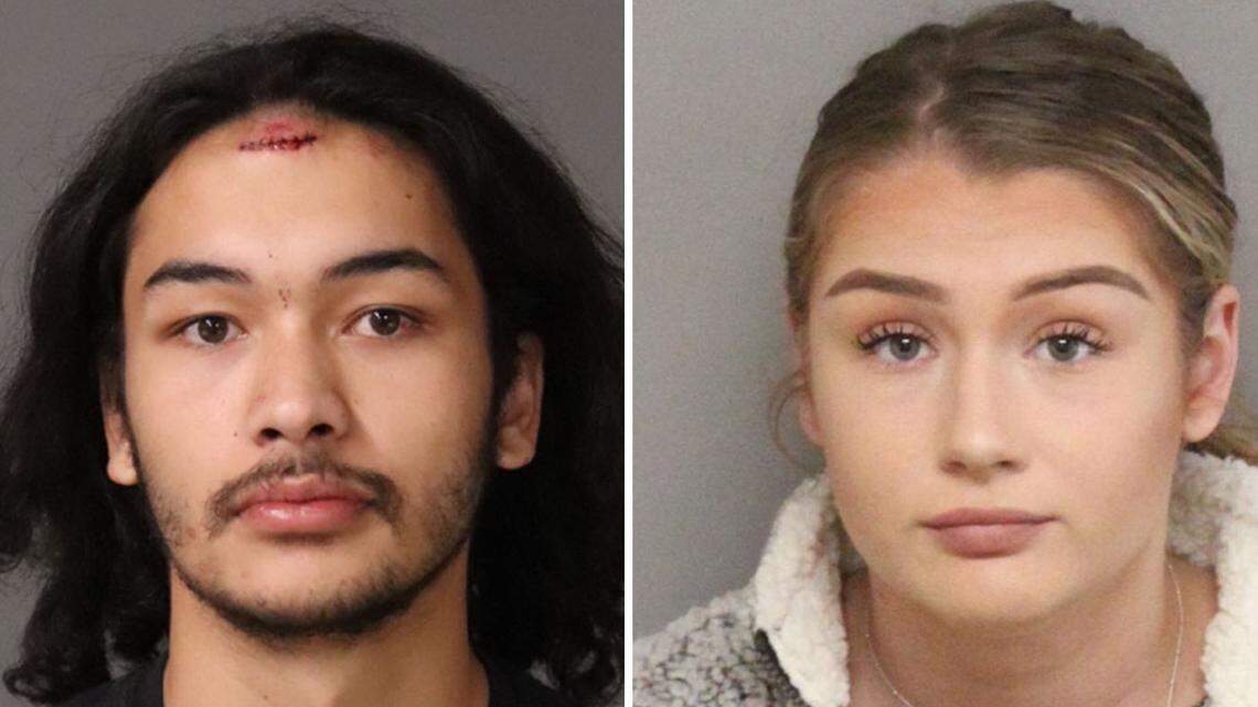 Kamakani Kalani Huihui, 19, and Rachel Lane Tomassi, 26, both of Paso Robles, were arrested on Dec. 4, 2024, on suspicion of attempted arson after police say they threw a Molotov cocktail at a San Luis Obispo home.