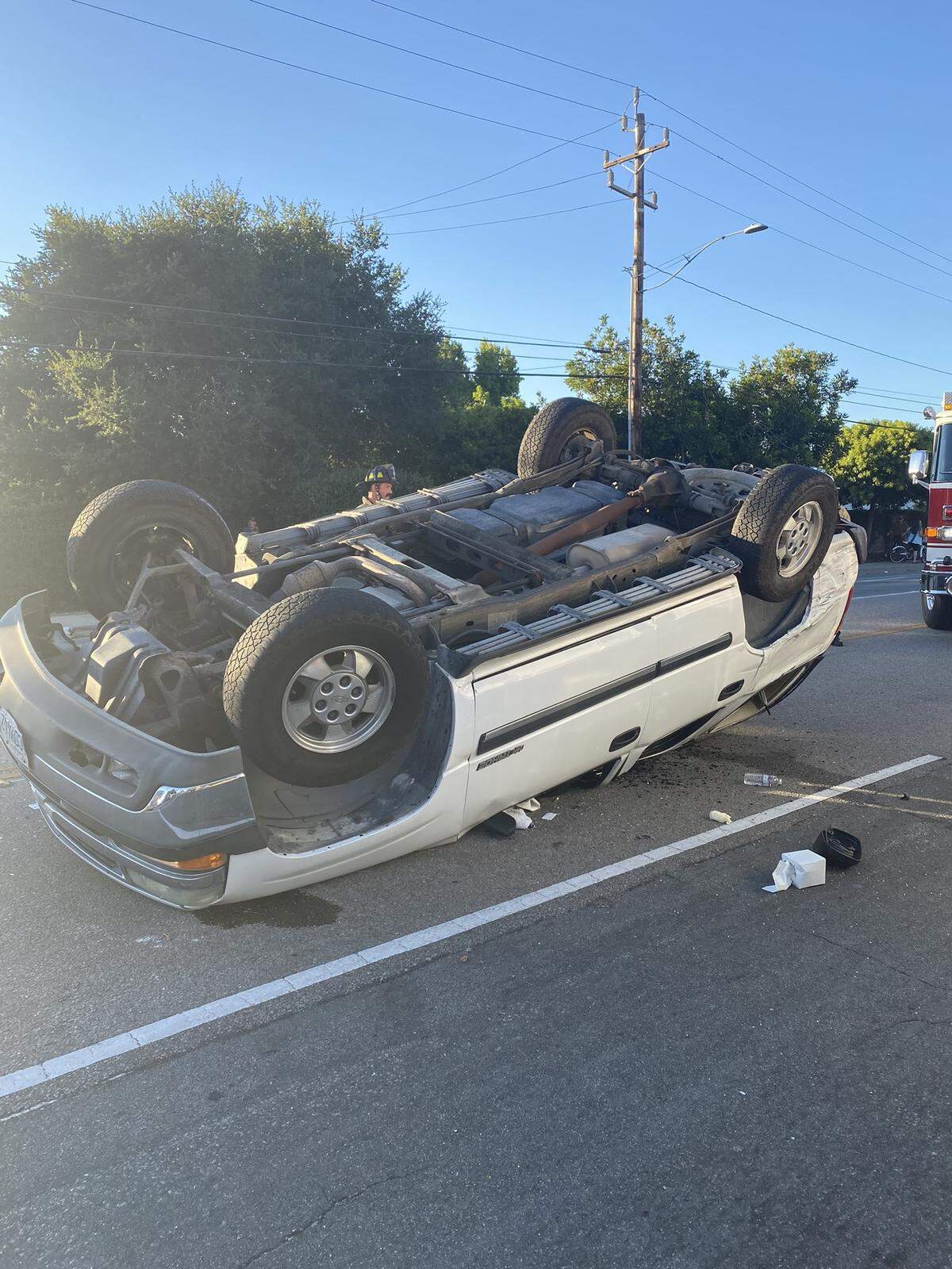 A rollover crash in San Luis Obispo injured one adult and three children on Sept. 7, 2024.