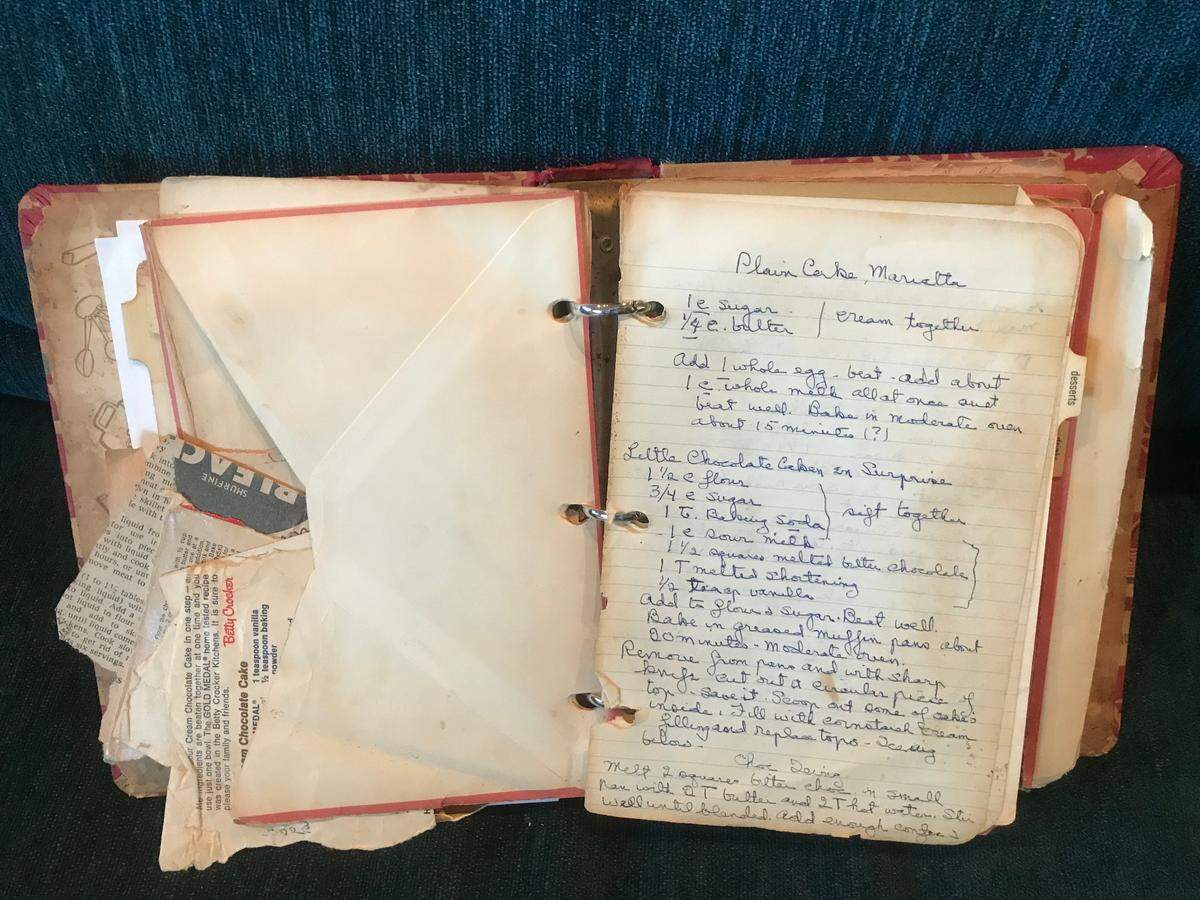 Receiving this gift of an aging cookbook brought back many memories for columnist Kathe Tanner. The book had been compiled by her grandmother, who died in 1977.