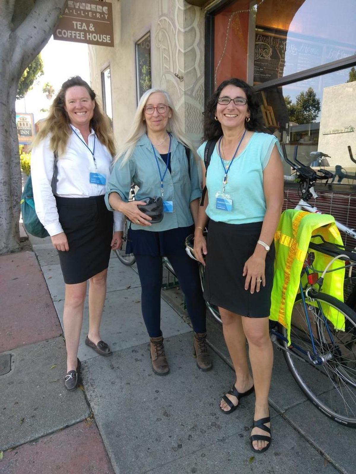 HomeShareSLO’s staff includes Anne Wyatt, program coordinator, left; Celeste Goyer, operations director, middle; and Stephanie Teaford, outreach coordinator, right.