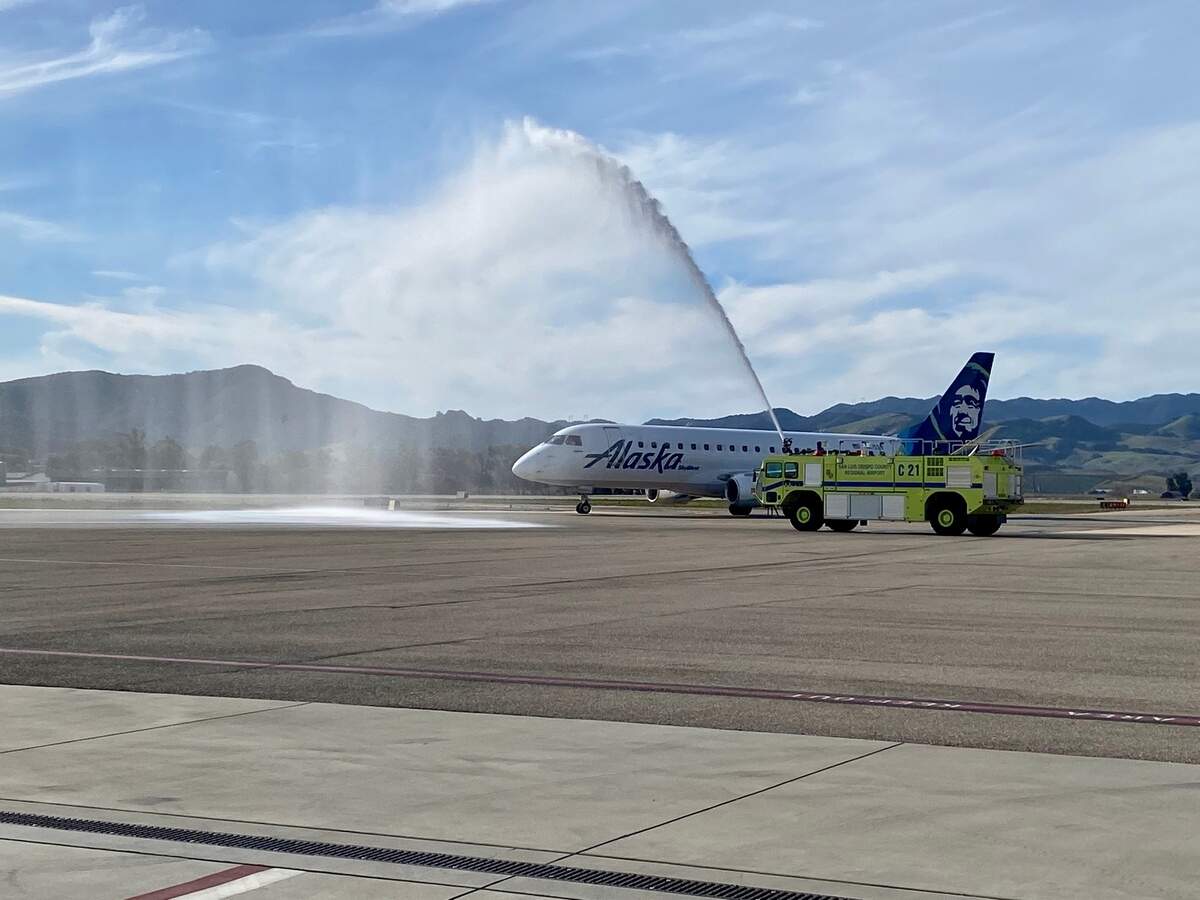 Alaska Airlines launches its flights to Portland and San Diego on June 17, 2021.