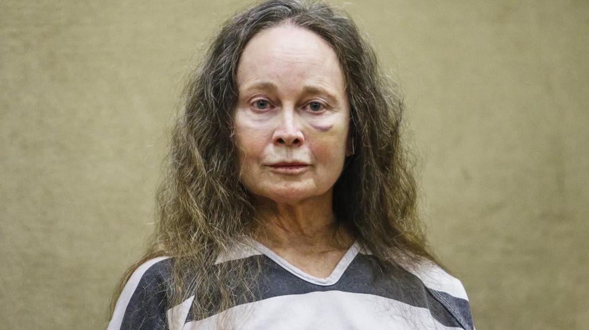 Nicole Honait Luxor, 61, appears in San Luis Obispo Superior Court on Monday after being charged with the premeditated murder of Benjamin Terra.