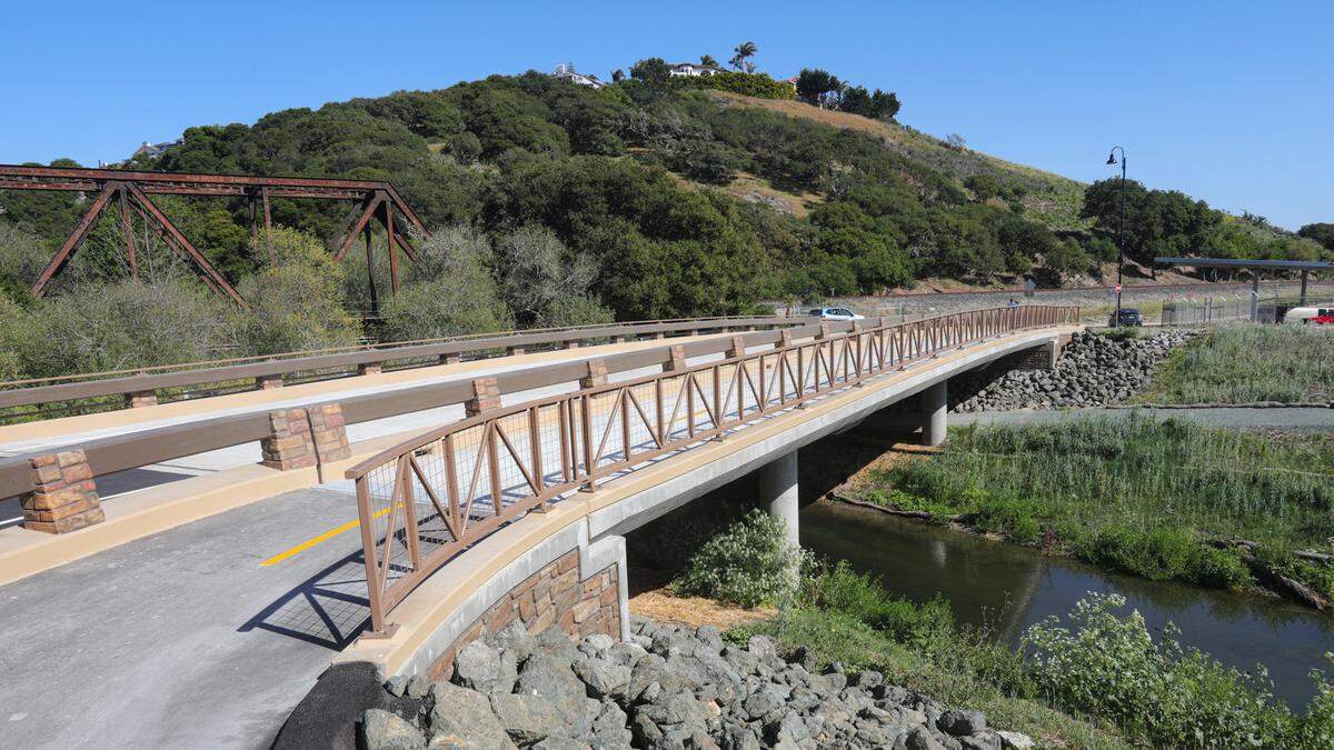 The Bello Street Bridge is now open.