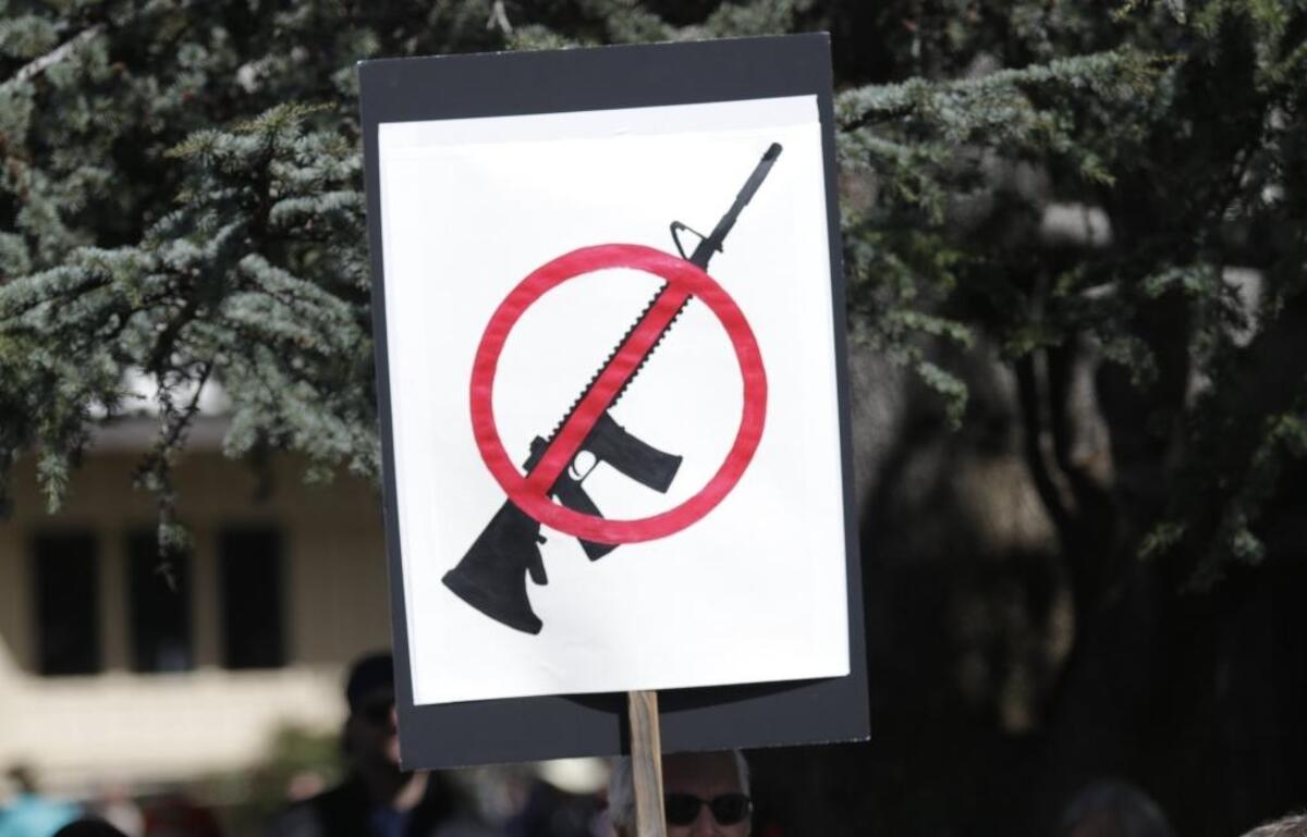 The March for Our Lives began in Mitchell Park in San Luis Obispo, Saturday, March 24, 2018 and wound its way around downtown San Luis Obispo.