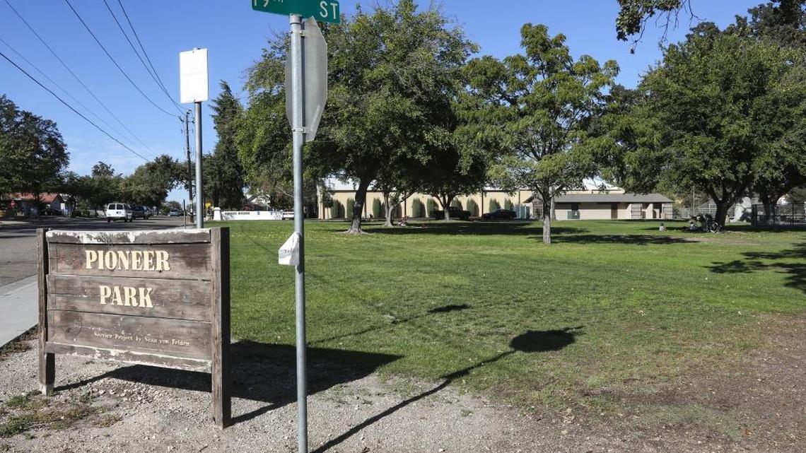 Pioneer Park at the corner of 19th and Riverside in Paso Robles is the site where the police department plans to install security cameras in a pilot program that could be expanded to other areas of the city.