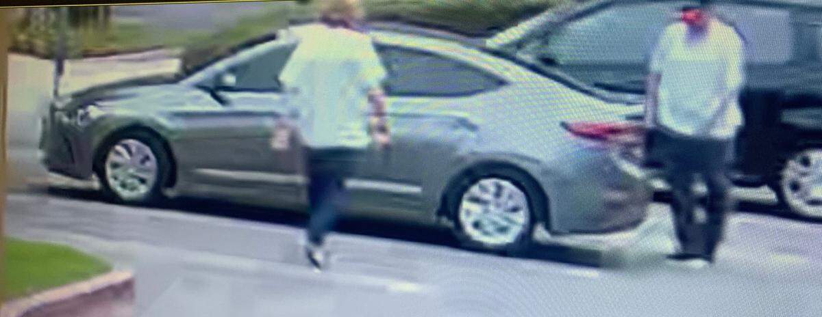 The San Luis Obispo County Sheriff’s Office is searching for a suspect in a series of burglaries at two popular hiking trail parking lots. A 2012 Hyundai Elantra was seen near several of the burglary locations.
