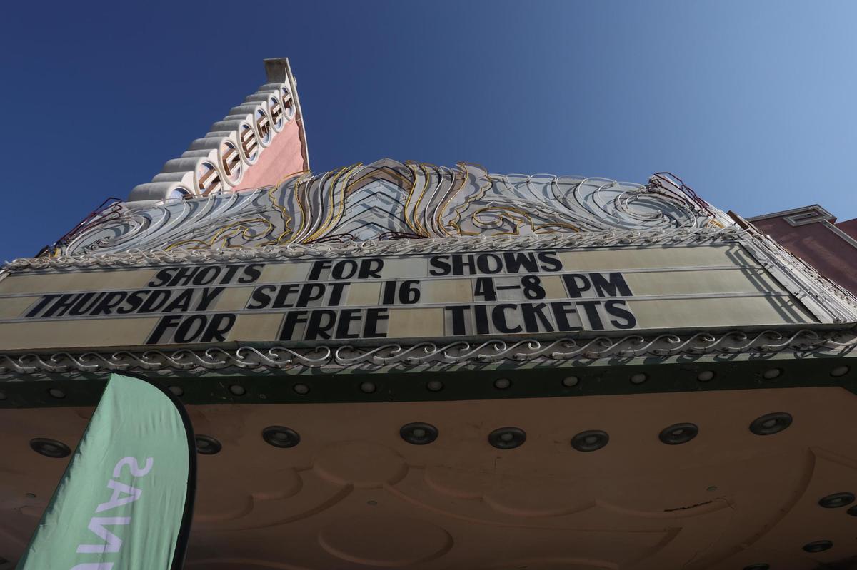 The San Luis Obispo County Public Health Department in September held a pop-up COVID-19 vaccine clinic at the Fremont Theater in San Luis Obispo and offered free concert tickets as an incentive. Public Health is holding mobile vaccine clinics at various locations and offering incentives to improve the county’s vaccination rate.