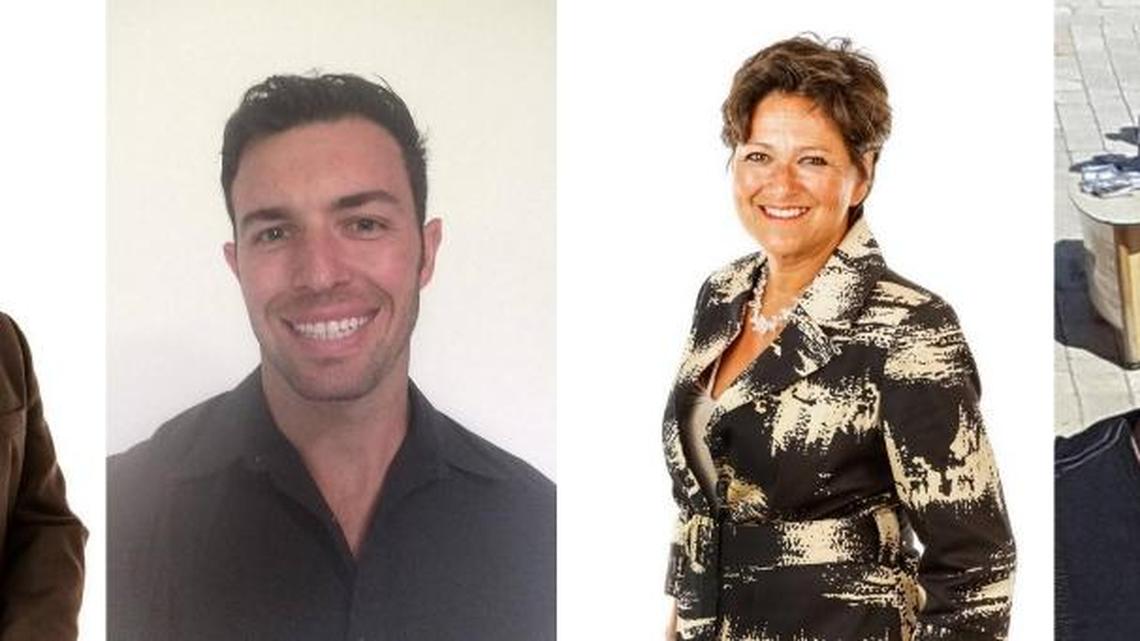 Assembly candidates Jordan Cunningham, Dominic Rubini, Steve LeBard and Dawn Ortiz-Legg.