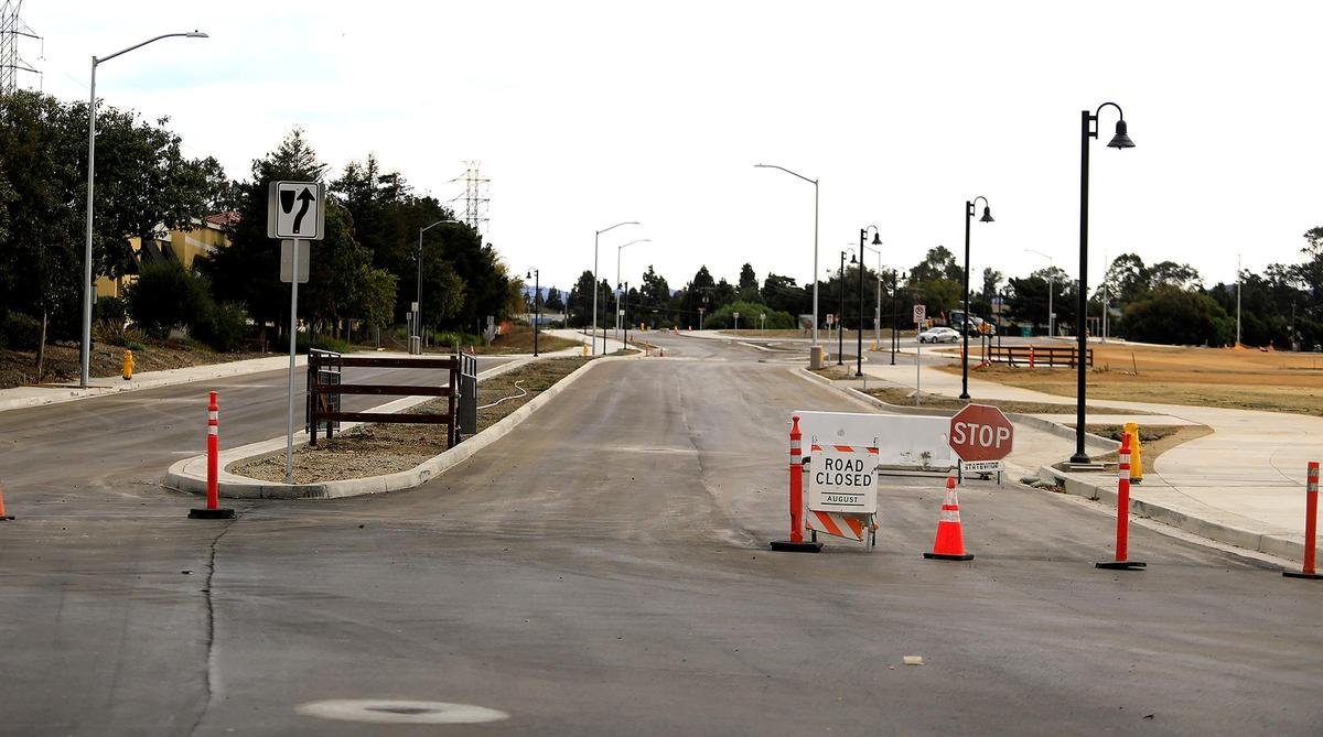 San Luis Ranch development is moving along. This is Dalidio Drive which will be access to the business retail area.