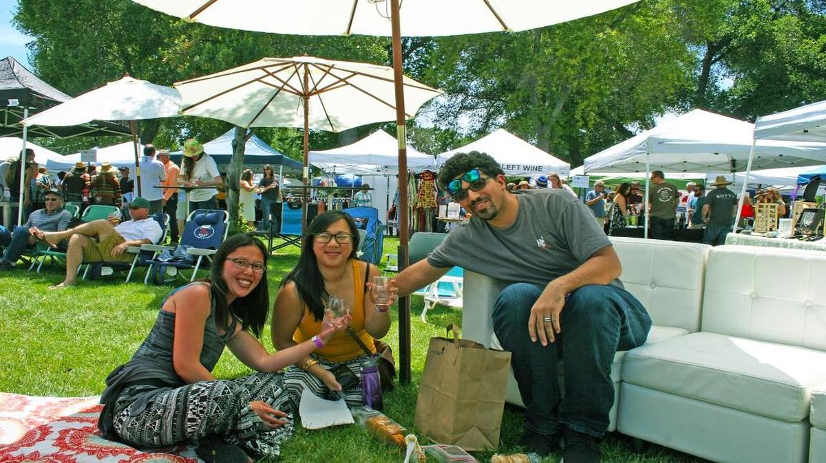 Festivalgoers raise their glasses at the Templeton Wine Festival in 2016. The event, produced by the Templeton Chamber of Commerce, returns to Templeton Park on May 6.