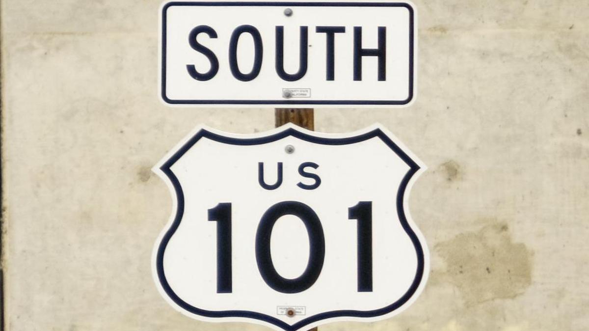 A driver died Saturday, Jan. 28, 2017, when his car crashed off Highway 101 and burst into flames in Paso Robles, according to the CHP.