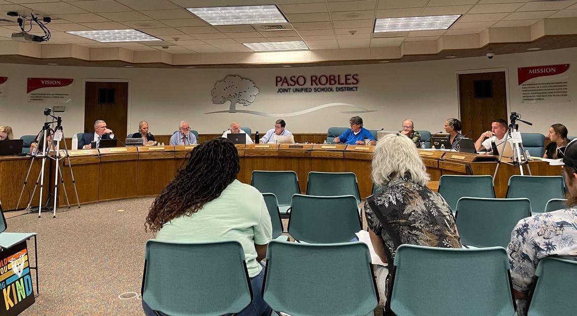 The Paso Robles school board meets Tuesday, Aug. 23, 2022, to discuss a resolution protecting traditional, gender-specific titles.