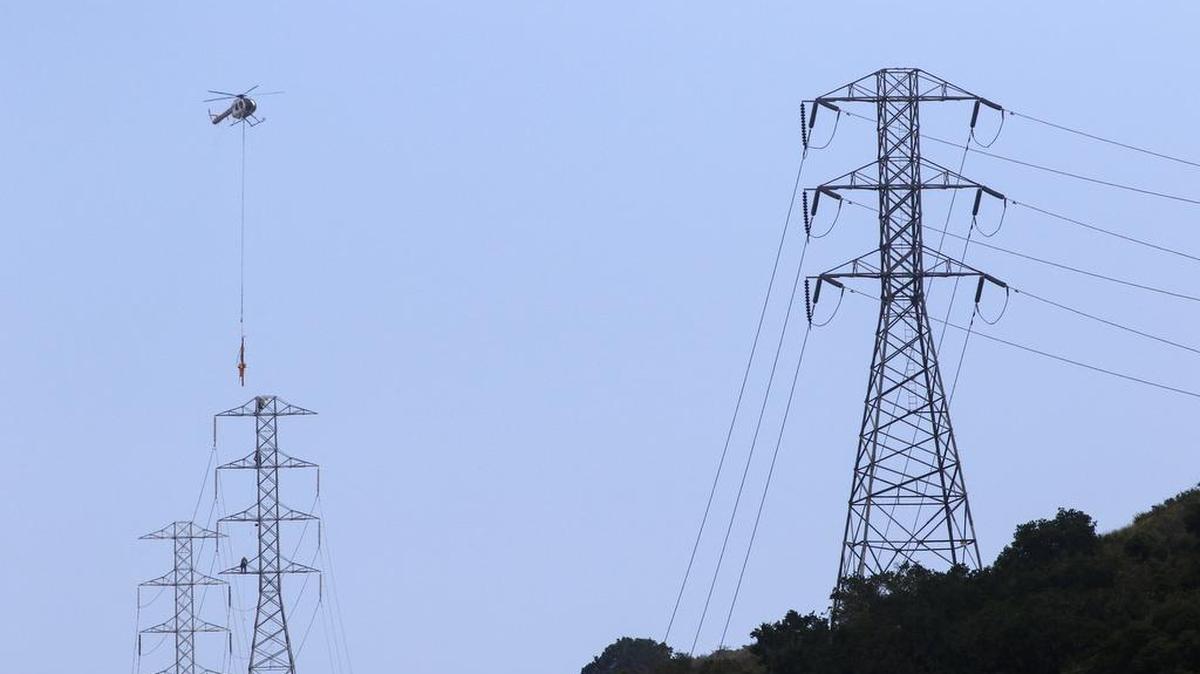 PG&E crews and contractors are using helicopters while conducting an electric reliability project in and near Irish Hills in San Luis Obispo through May.
