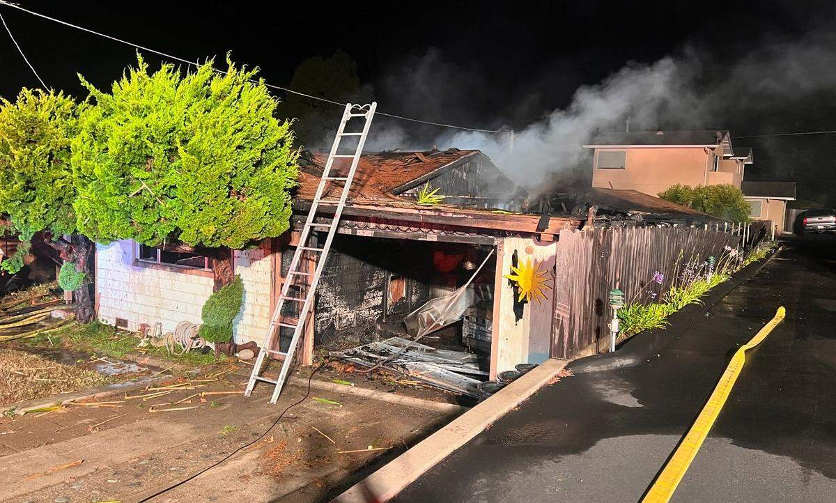 One person died in a fire that burned a home in the 500 block of Kings Avenue in Morro Bay early Saturday morning, July 27, 2024.