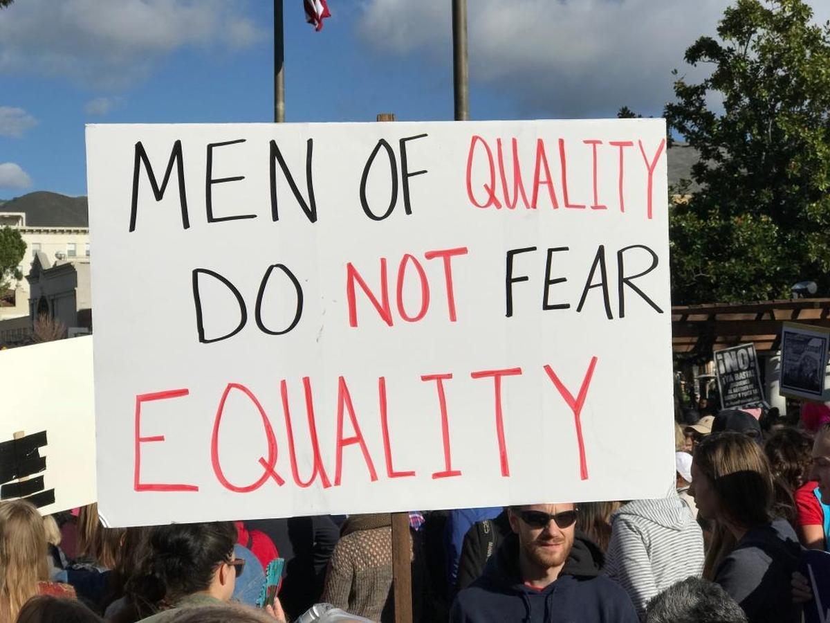 Signs from Saturday’s “Hear Our Vote: Voices of Resistance Rally.”
