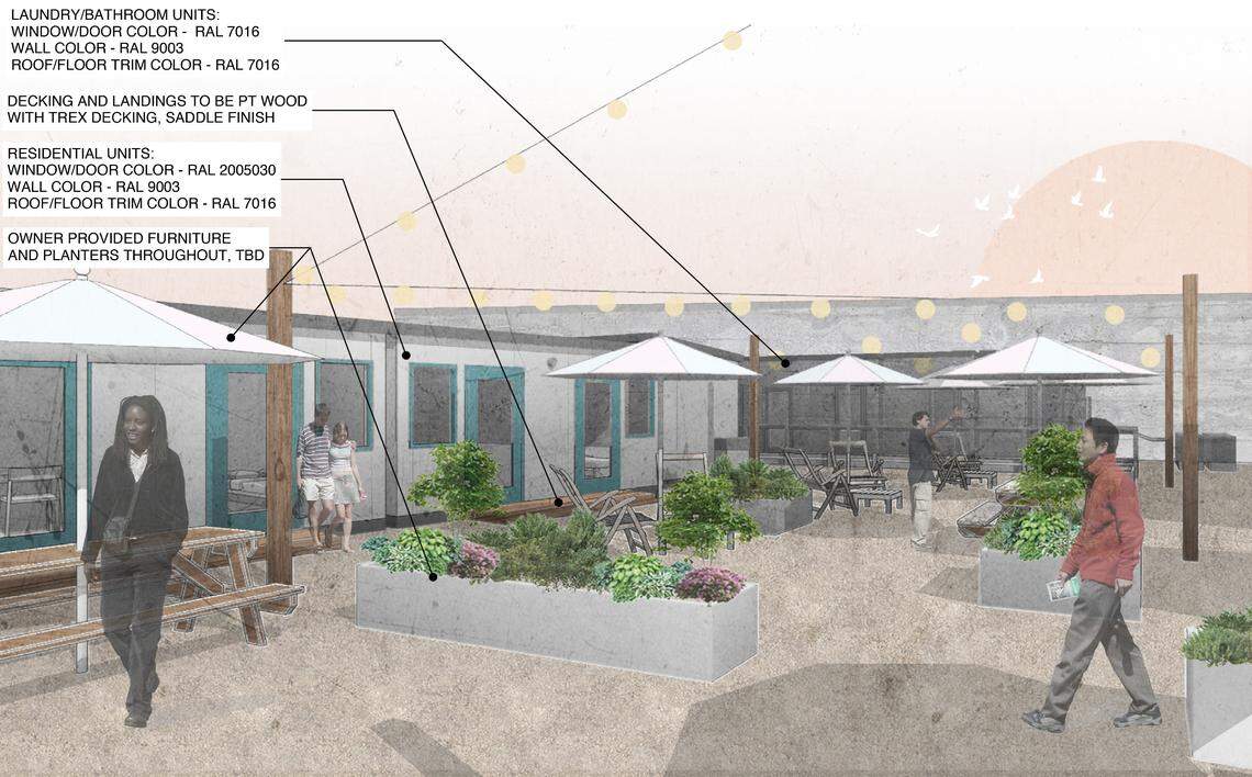 The 5Cities Homeless Coalition is building a new non-congregate shelter made up of 30 cabins at 955 South Fourth St. in Grover Beach. Each cabin will house a single adult or couple while they find permanent housing.