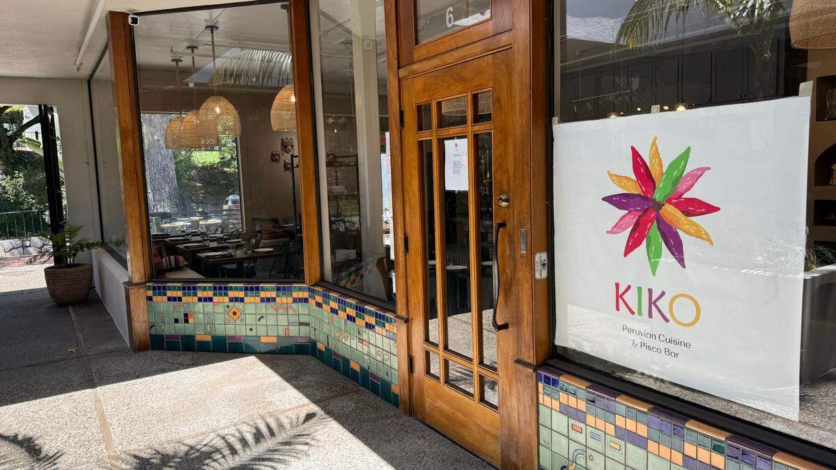 Kiko is at the Mission Mall in San Luis Obispo.