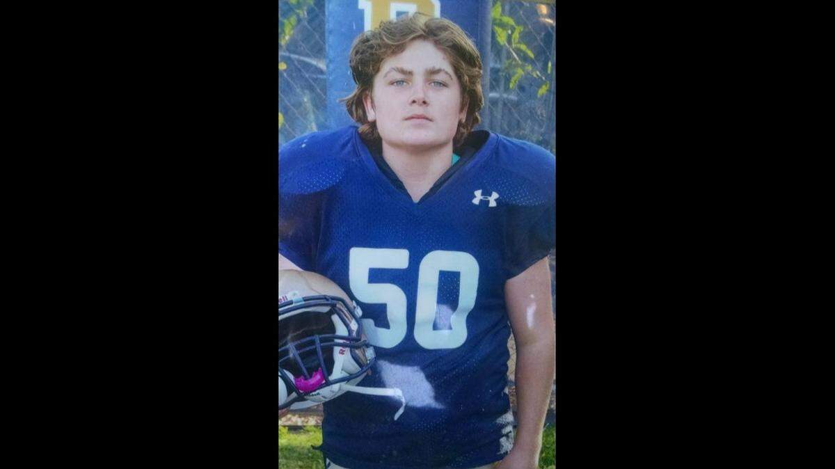 Justin West played a variety of sports, including football, wrestling and baseball. The 20-year-old died in a car crash on Sept. 26, 2022.