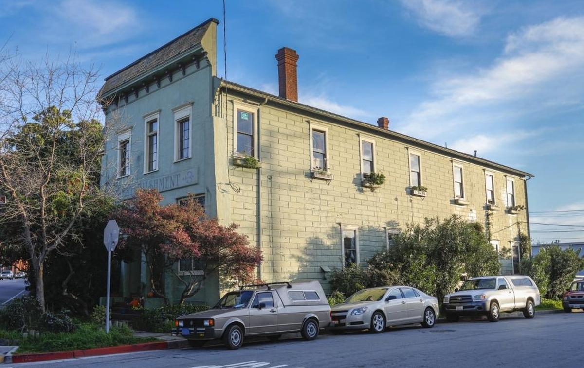 The Establishment cooperative on Santa Barbara Avenue in San Luis Obispo. In 1953, Jack Kerouac lived in the building when it was a hotel and paid $6 a week in rent.