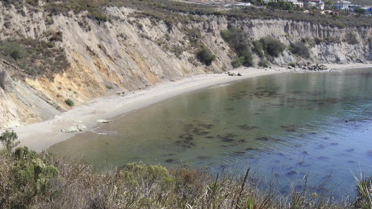 Cave Landing overlooks Pirate’s Cove, between Avila Beach and Shell Beach.