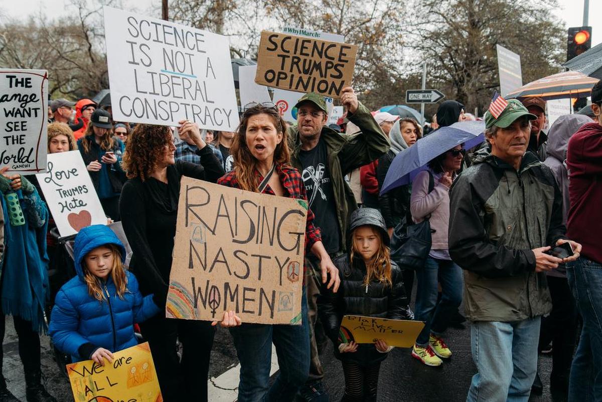 Women’s March San Luis Obispo held a rally and march in downtown San Luis Obispo on Saturday, Jan. 19, 2019.