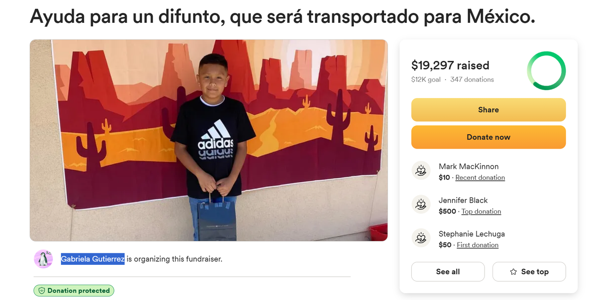 A GoFundMe for the family of Jose Gutierrez raised nearly $20,000 in just five hours on Saturday. Jose was killed in a hit-and-run crash in Atascadero on March 14, 2025.