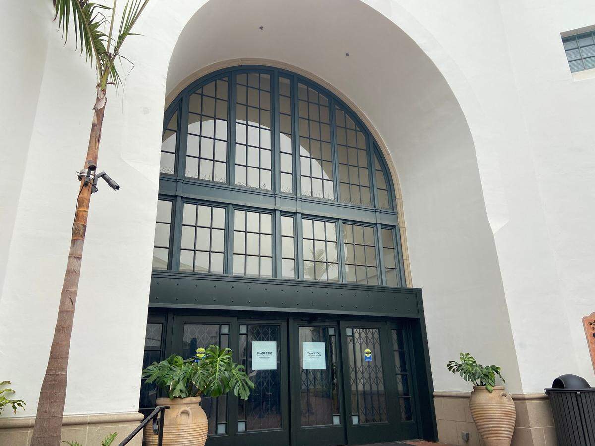 The large former Nordstrom space in downtown Santa Barbara’s Paseo Nuevo is now vacant.