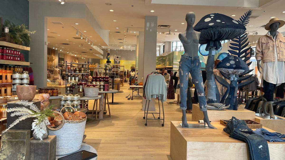 Anthropologie opens at 887 Higuera St. in downtown San Luis Obispo on Friday.