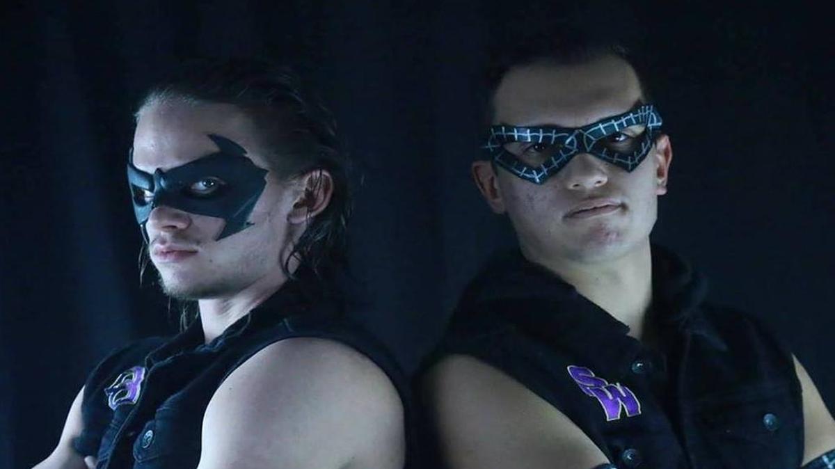 Brett Hyde AKA Damian Drake, left, and Thomas Dantonio AKA Spyder Warrior, were set to wrestle in San Luis Obispo on Sunday, Aug. 20, 2017. Then their ring gear was stolen.