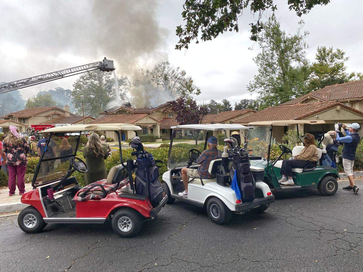 Firefighters battled a residential structure fire in the Blacklake community of Nipomo on Aug. 29, 2024.