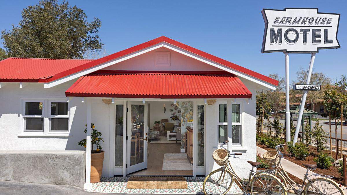 The Farmhouse Motel, built in 1947, has been completely renovated and renamed Farmhouse Paso Robles. Rooms will be available starting May 9, 2023.
