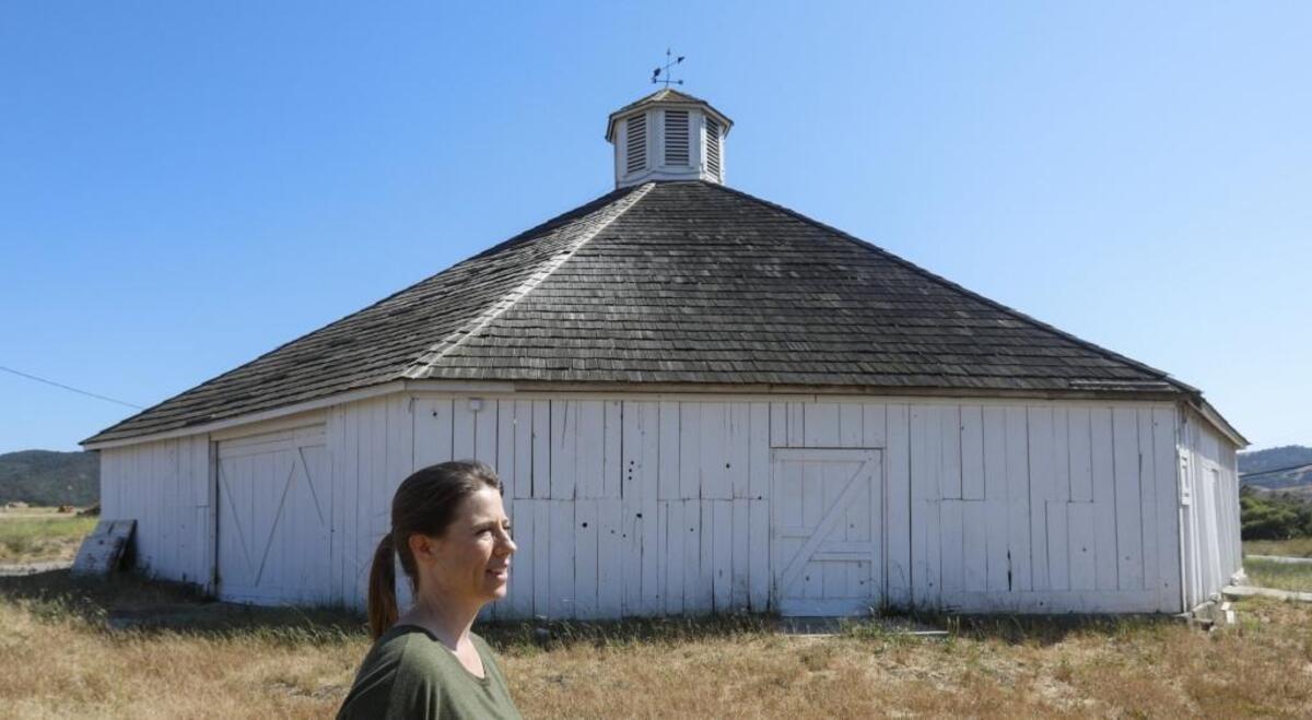 The Octagon Barn property in San Luis Obispo is undergoing renovations by the Land Conservancy of SLO, led by executive director Kaila Dettman.