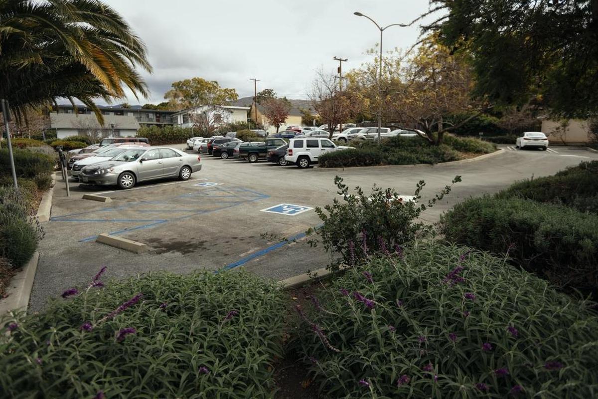 The parking garage planned at Palm and Nipomo streets in San Luis Obispo calls for up to five levels and room for 445 spaces at this property across from Mission Prep.