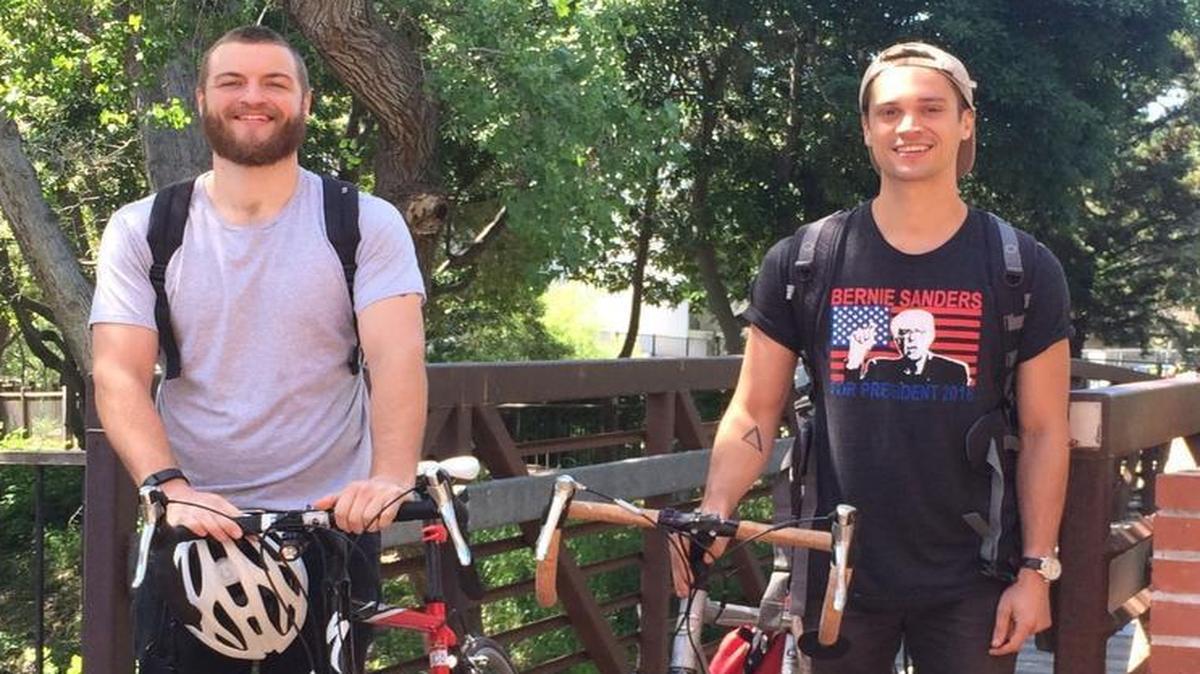 Cuesta graduate Tim Schoepp and soon-to-be Cal Poly graduate Sean Day are gearing up for a cross-country trip to raise money for the 40 Prado Road homeless center in San Luis Obispo.