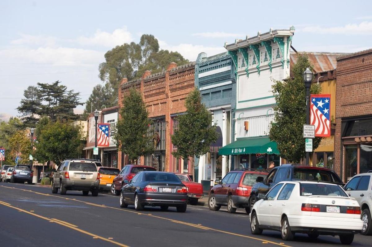 The Village of Arroyo Grande along Grand Avenue.