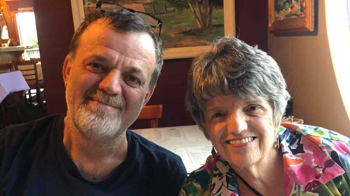 Tribune reporter Kathe Tanner with her son Brian Tanner, who died suddenly on June 11, 2025.