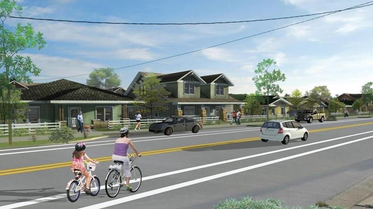 Rendering of proposed homes off Cherry Avenue in Arroyo Grande.