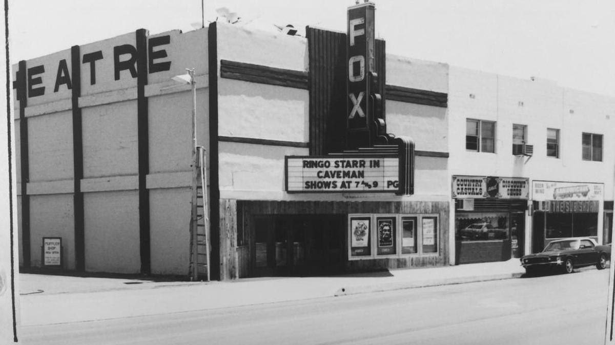 The Fox Theatre in 1981, a few years before it closed.