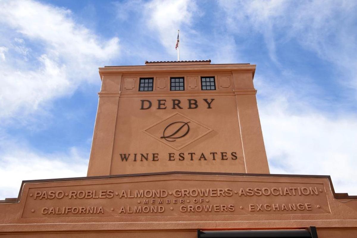 Derby Wine Estates owns the former Farmers Alliance building that was once home to the Paso Robles Almond Growers Association. The building was constructed in 1922 as a warehouse and processing plant. Ray and Pam Derby purchased it in 2010 and rehabilitated the structure, which is eligible for listing on the National Register of Historic Places.